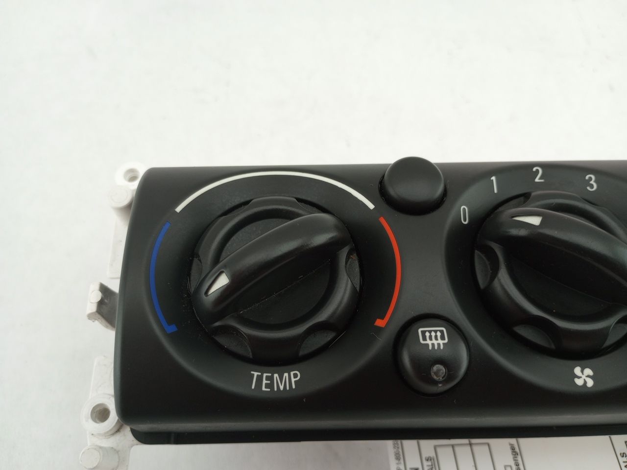 Mini Cooper S Climate Control Switches