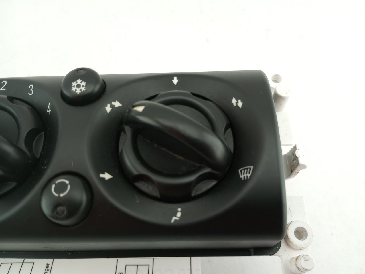 Mini Cooper S Climate Control Switches