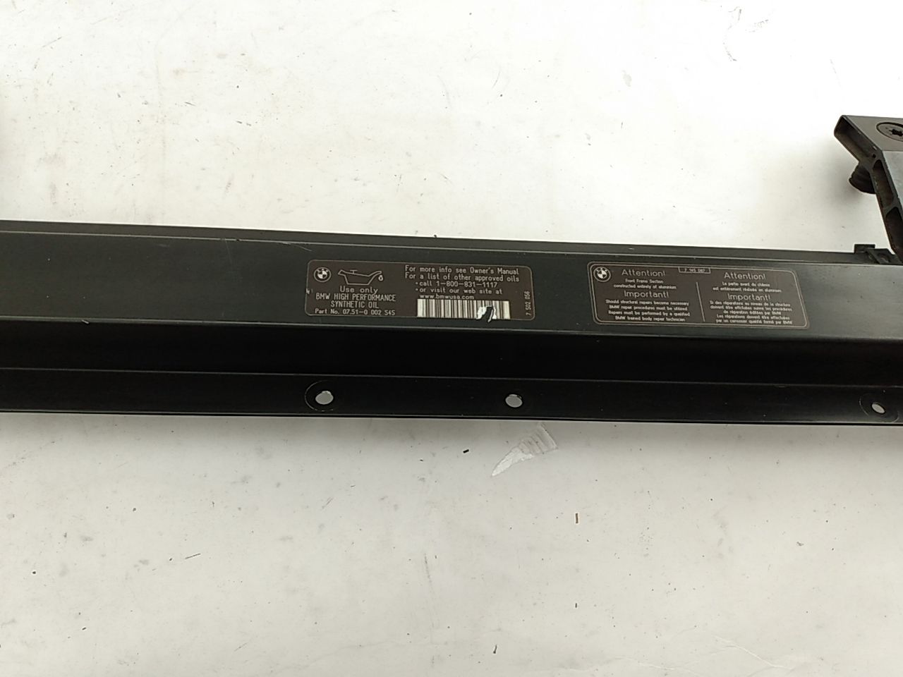 BMW 645Ci Upper Radiator Support