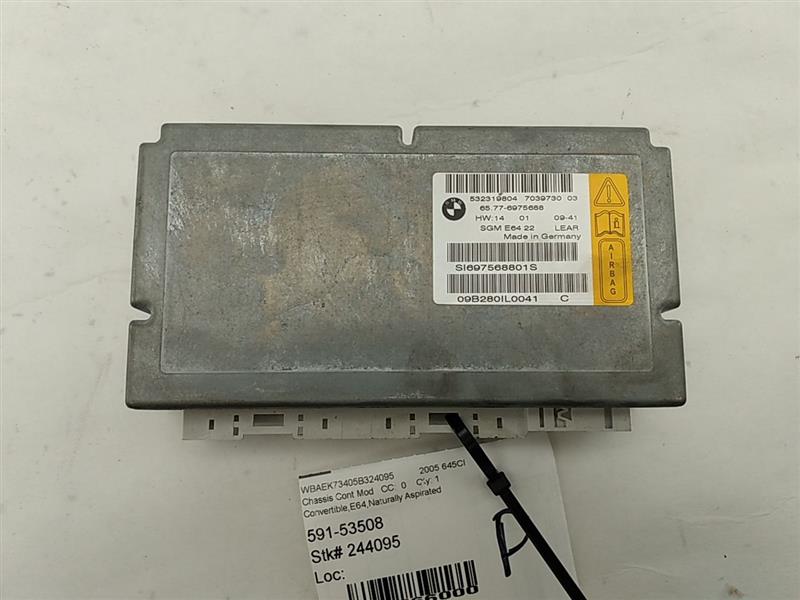 BMW 645Ci Air Bag Control Module