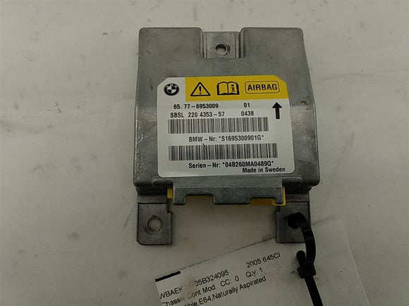 BMW 645Ci Rear Left B Pillar Air Bag Control Module