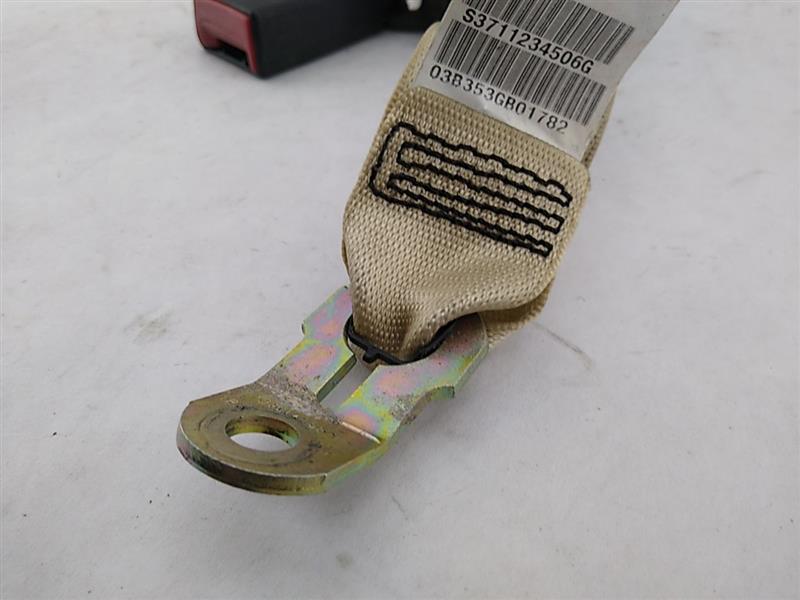 BMW 645Ci Rear Left Seat Belt and Buckle