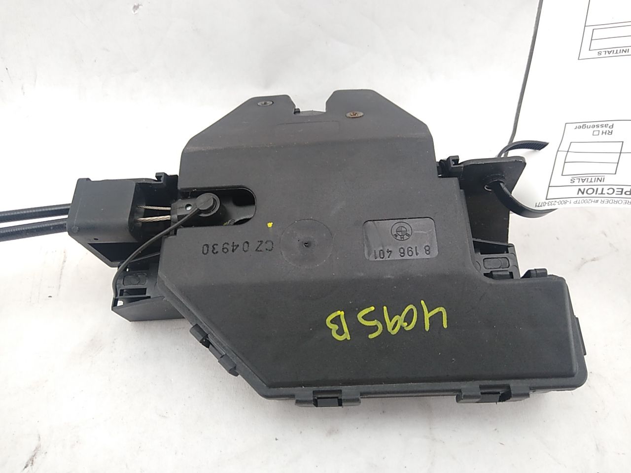 BMW 645Ci Trunk Lock Latch Actuator