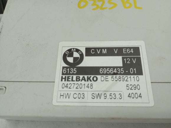 BMW 645Ci Convertible Roof Top Control Module