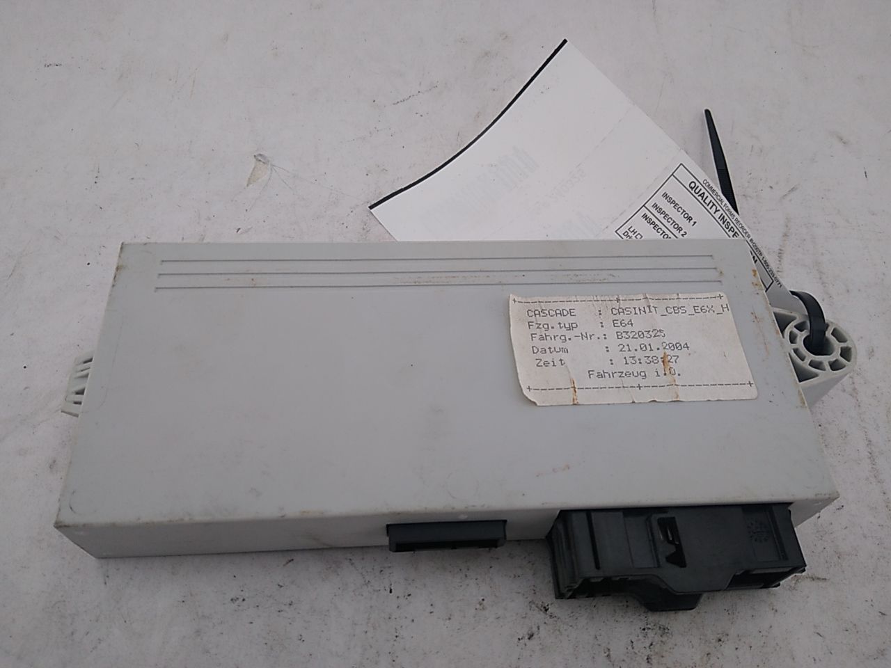 BMW 645Ci Anti Theft Alarm Control Module - 0