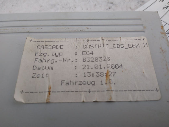 BMW 645Ci Anti Theft Alarm Control Module