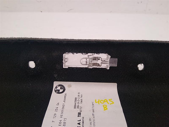 BMW 645Ci Rear Center Trunk Light Molding