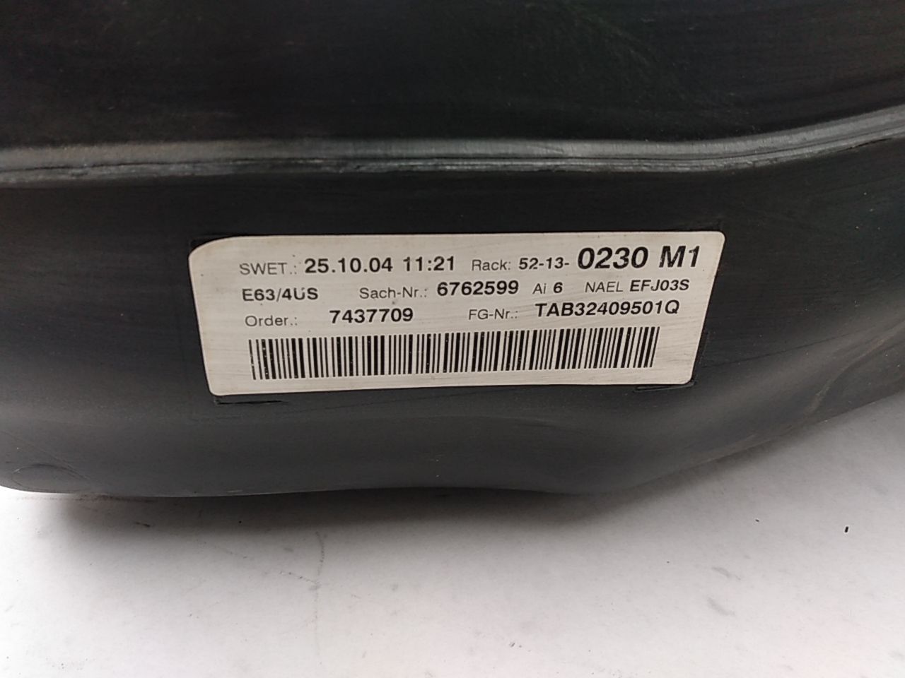 BMW 645Ci Gas Fuel Tank