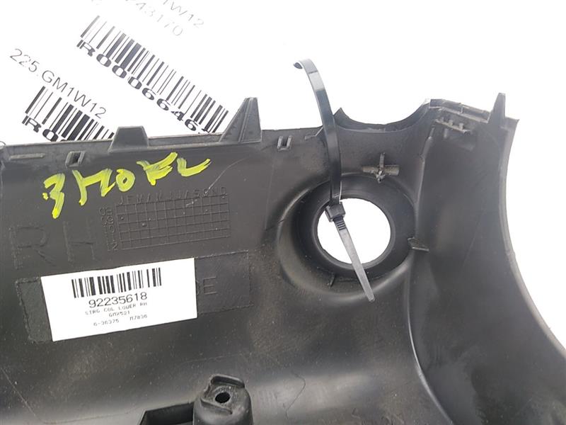 Chevrolet Camaro Lower Right Steering Column Cover