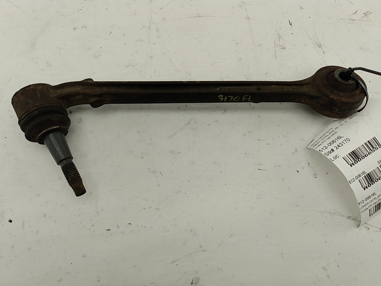 Chevrolet Camaro Front Left Lower Rearward Control Arm