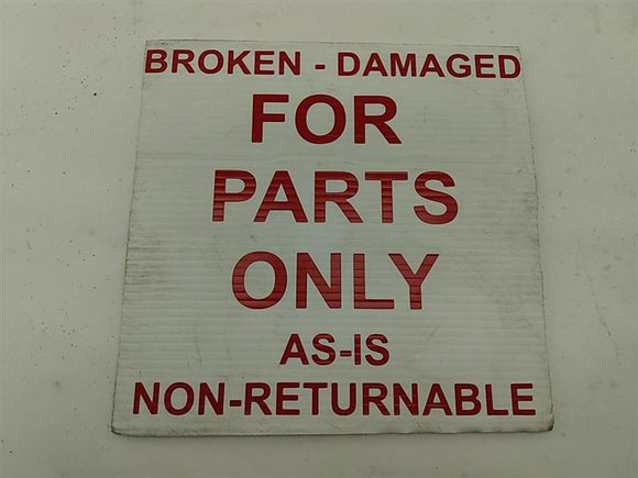 Chevrolet Camaro Right Side Rocker Panel *AS IS*