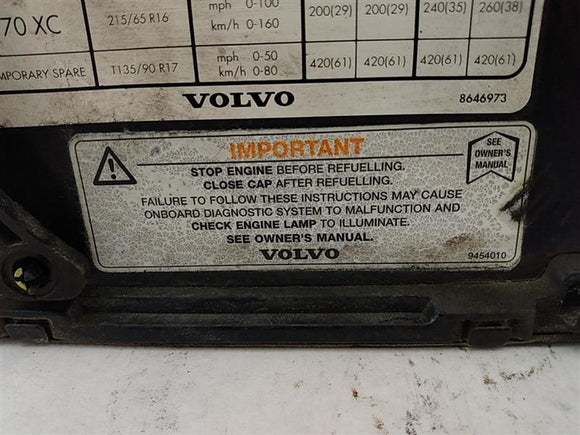 Volvo XC70 Fuel Filler Door