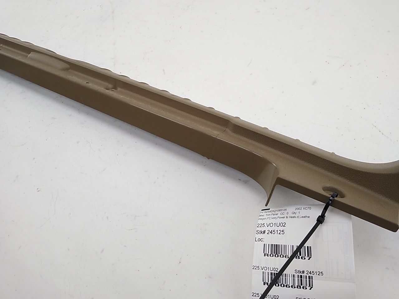 Volvo XC70 Trunk Sill Latch Cover Trim