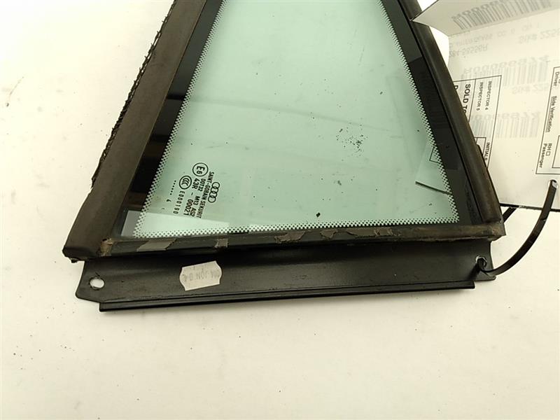 Audi TT Back Right Quarter Window Glass