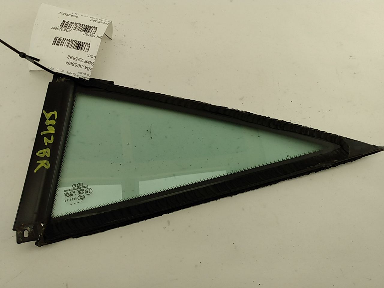 Audi TT Back Right Quarter Window Glass