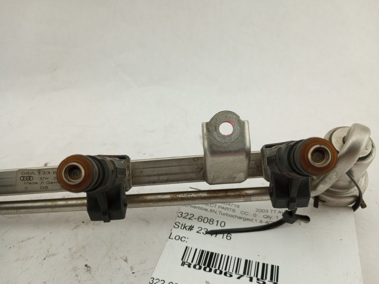 Audi TT Fuel Rail & Injectors