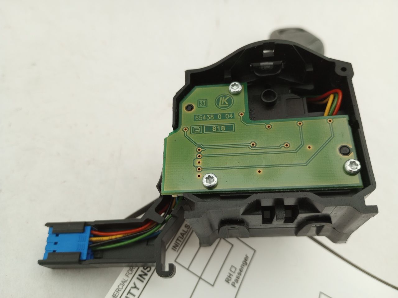 Audi TT Wiper Control Switch