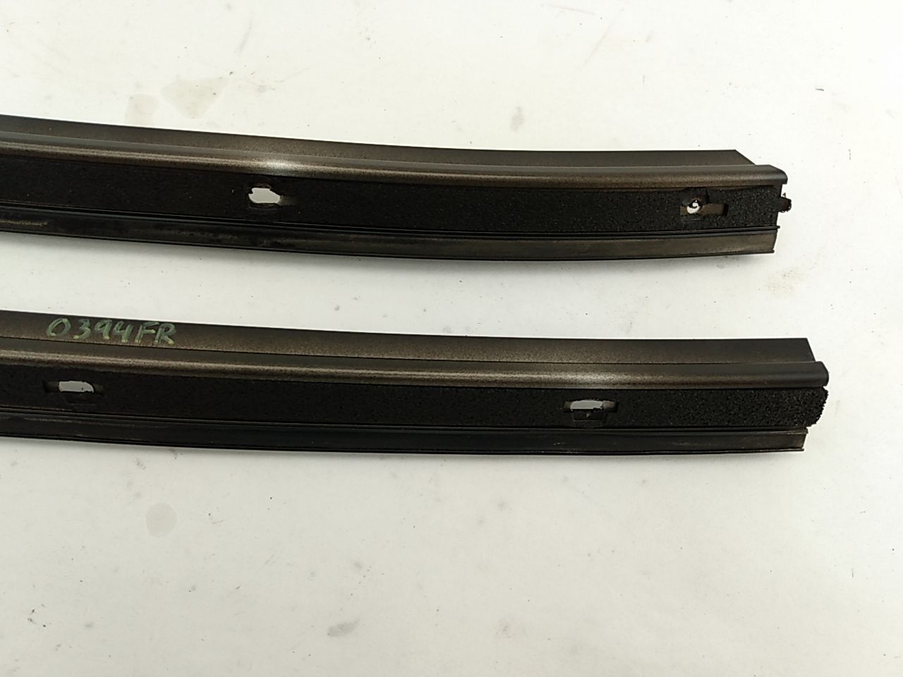 Jaguar XK Exterior A Pillar Weatherstrip Moulding Pair