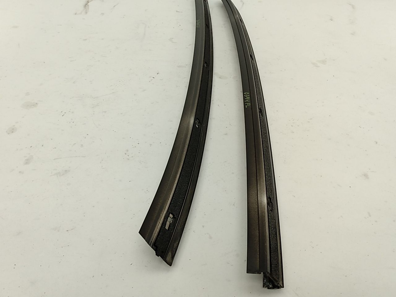 Jaguar XK Exterior A Pillar Weatherstrip Moulding Pair