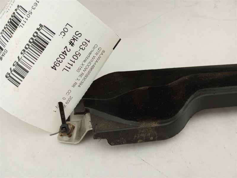 Jaguar XK Convertible Rear Left Quarter Window Seal