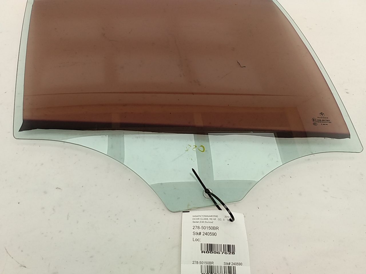 BMW 328i Rear Right Door Glass