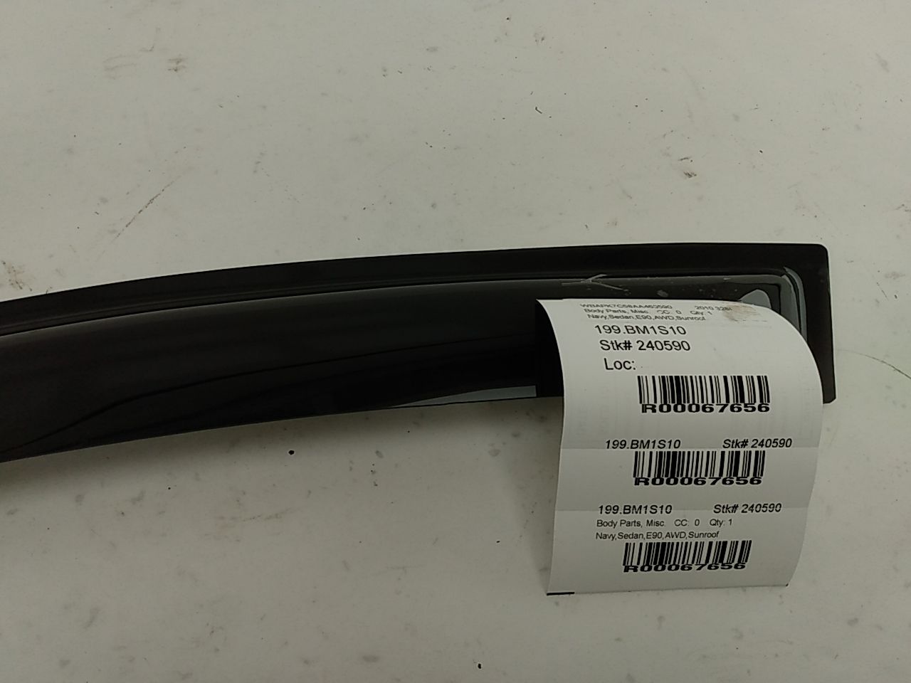 BMW 328i Front Left Door Window Visor