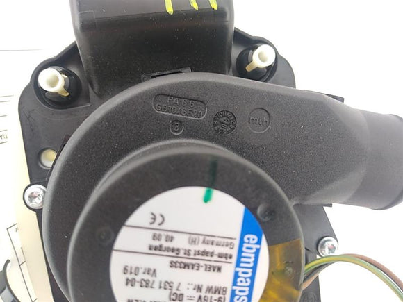 BMW 328i Front Right Electronics Cooling Fan