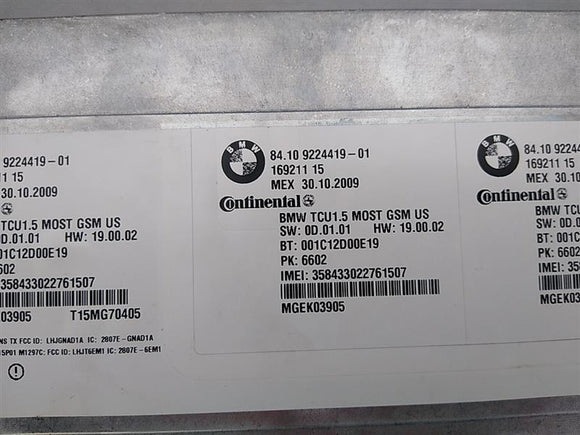 BMW 328i Bluetooth Telematics Control Module