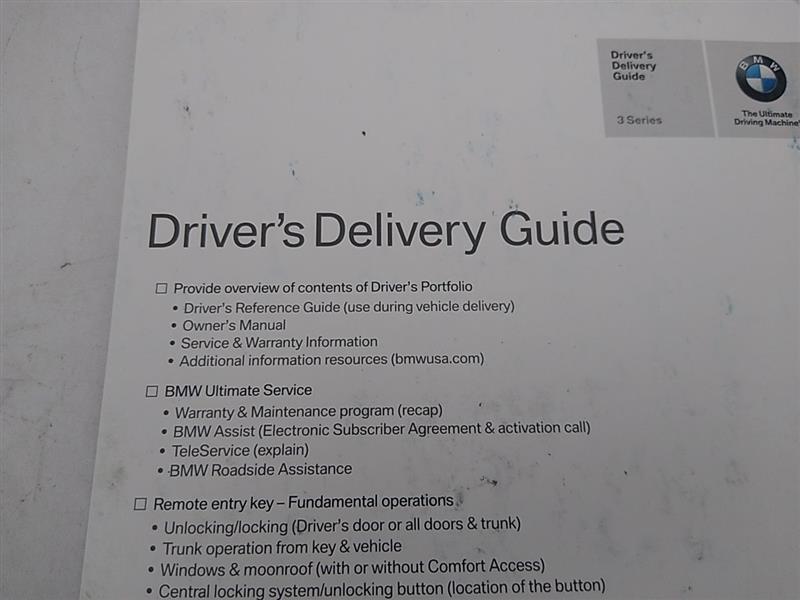 BMW 328i Owners Manual