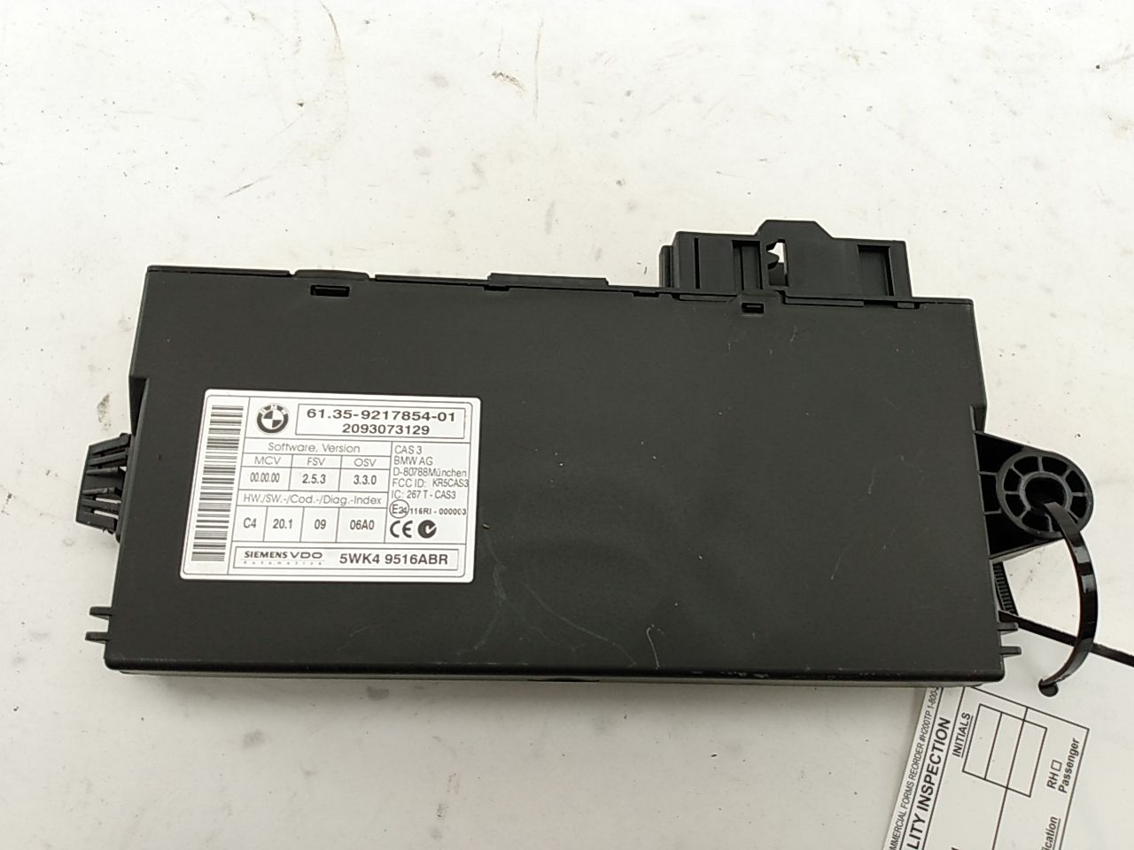 BMW 328i CAS Comfort Access System Control Module