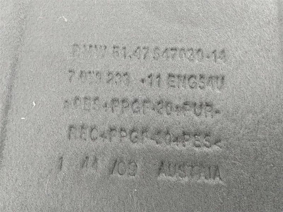 BMW 328i Rear Trunk Floor Cover Panel