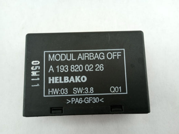Chrysler Crossfire Air Bag Off Module