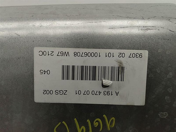 Chrysler Crossfire Fuel Tank