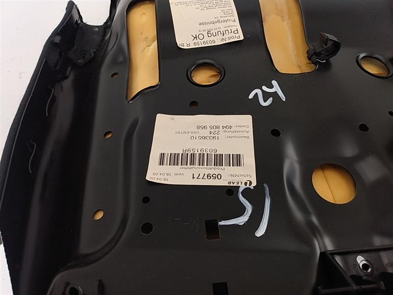 Chrysler Crossfire Front Right Seat Bottom