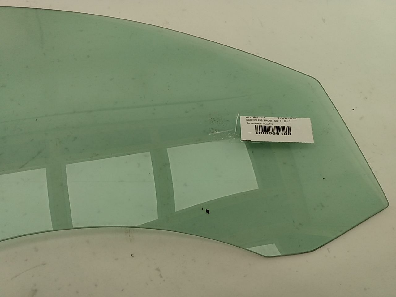 Mercedes SLK350 Front Right Door Glass