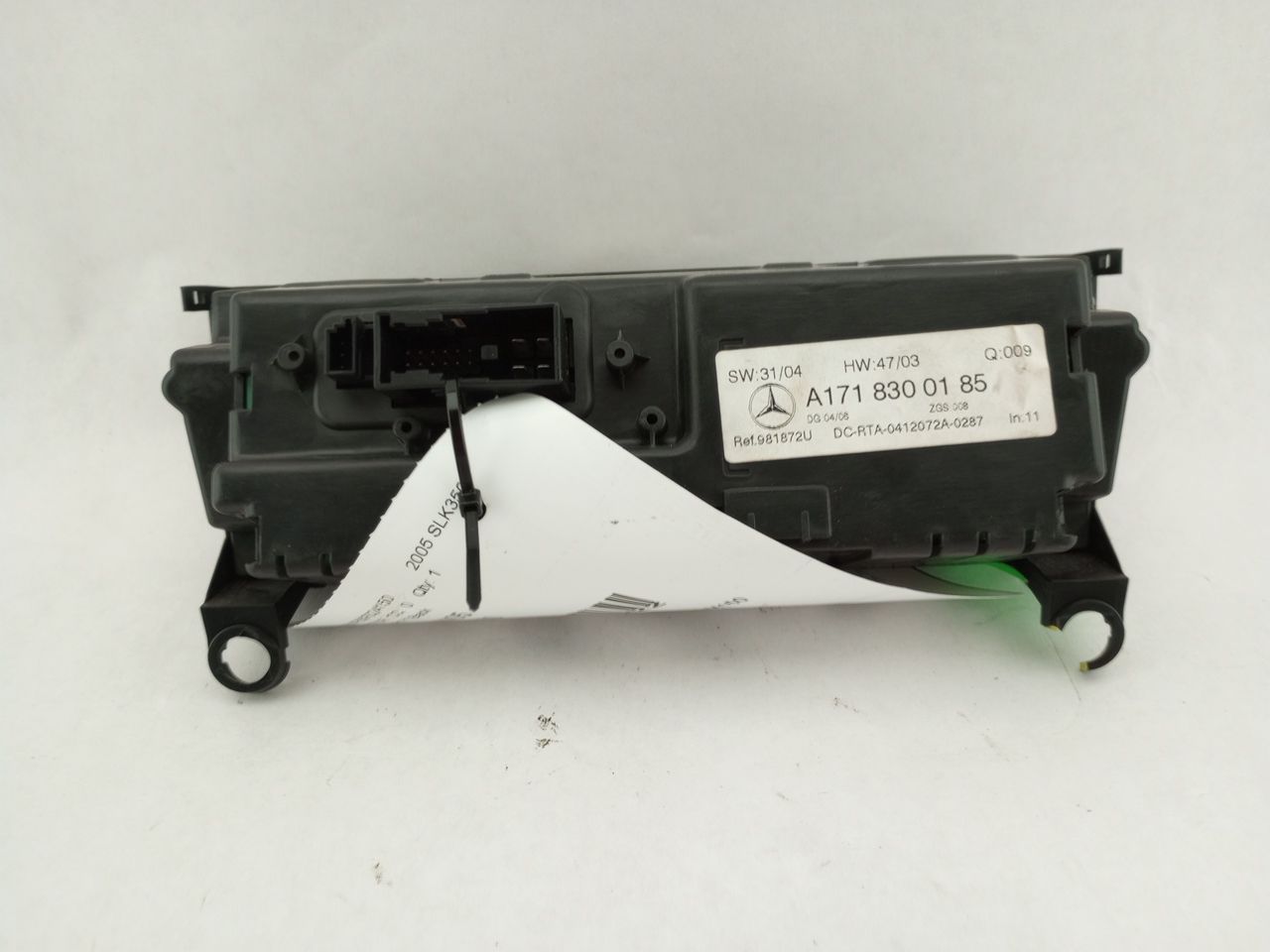 Mercedes SLK350 Hvac Climate Control Module - 0