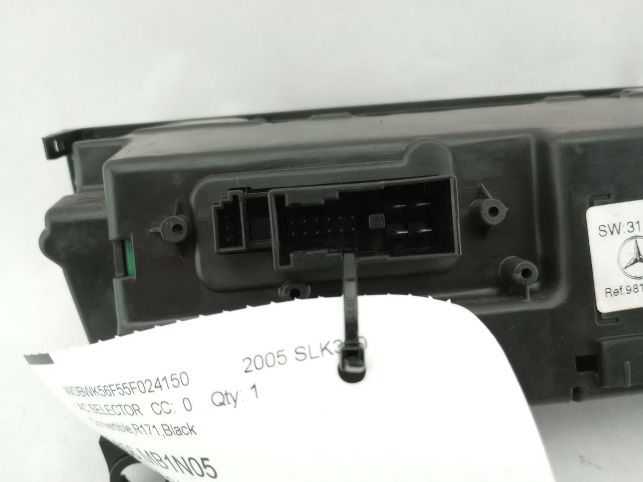 Mercedes SLK350 Hvac Climate Control Module