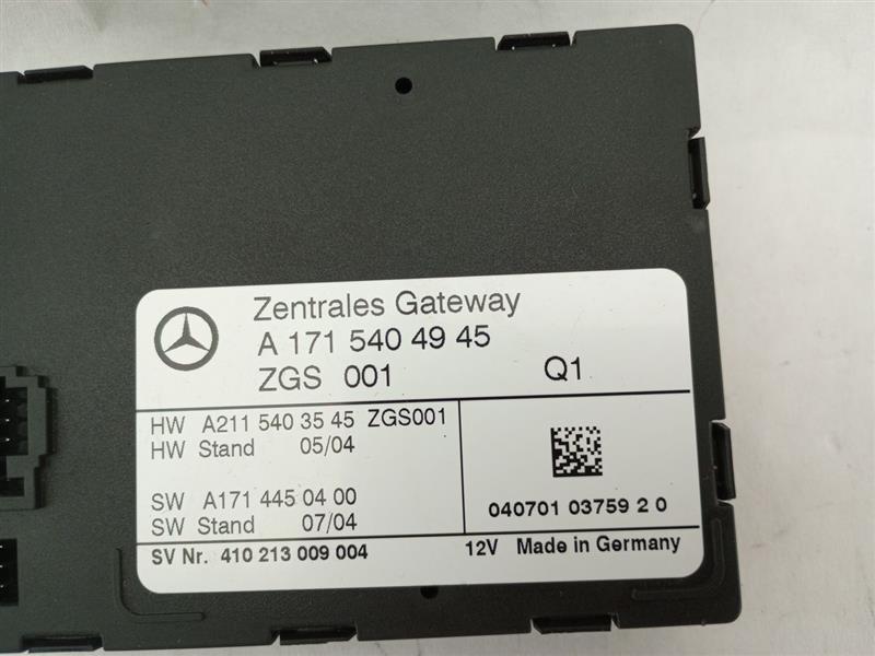 Mercedes SLK350 Central Gateway Module