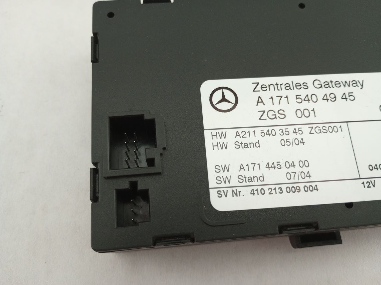 Mercedes SLK350 Central Gateway Module