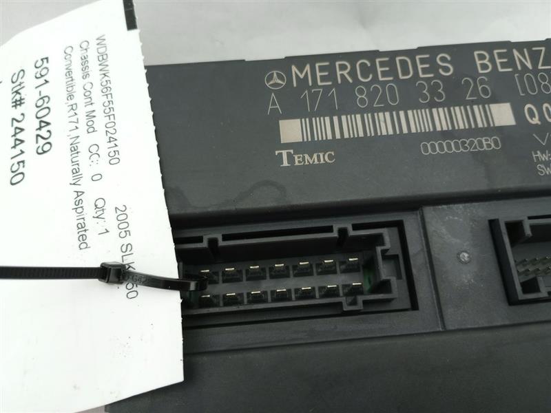 Mercedes SLK350 Convertible Roof Control Module