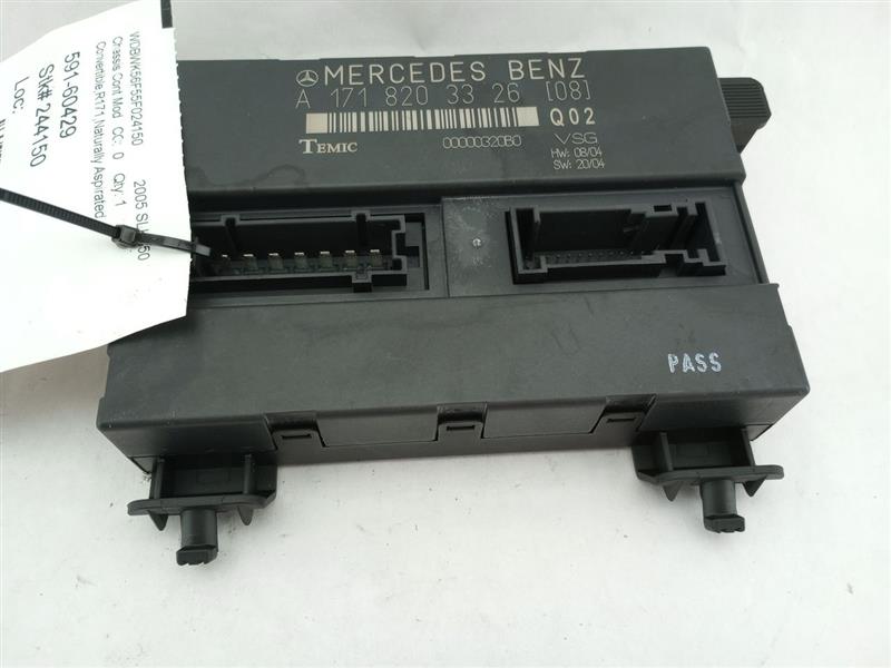 Mercedes SLK350 Convertible Roof Control Module