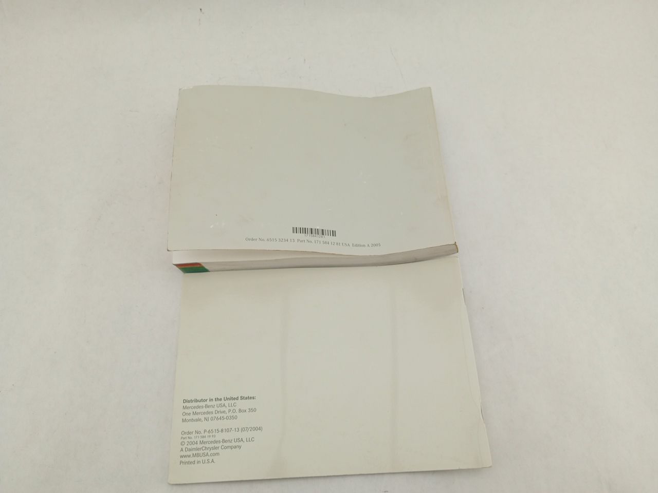 Mercedes SLK350 Owners Manual - 0