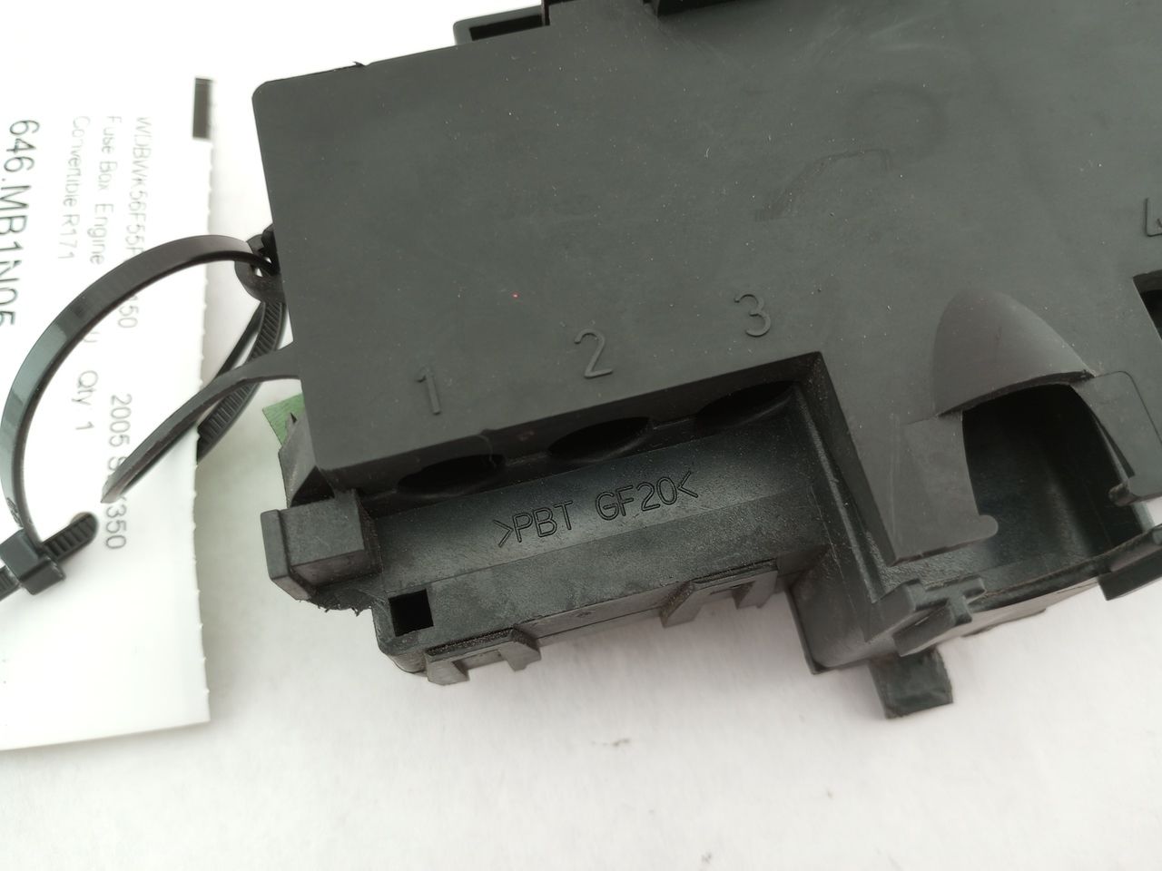 Mercedes SLK350 Battery Terminal Fuse Box