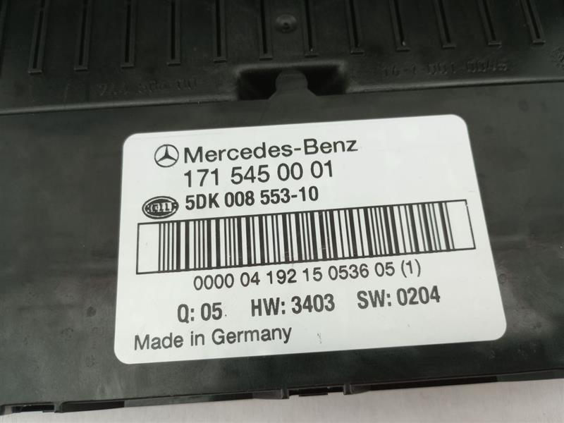 Mercedes SLK350 Fuse Block And SAM Control Module