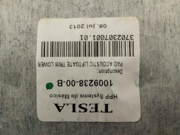 Tesla Model S Lower Liftgate Trim Panel