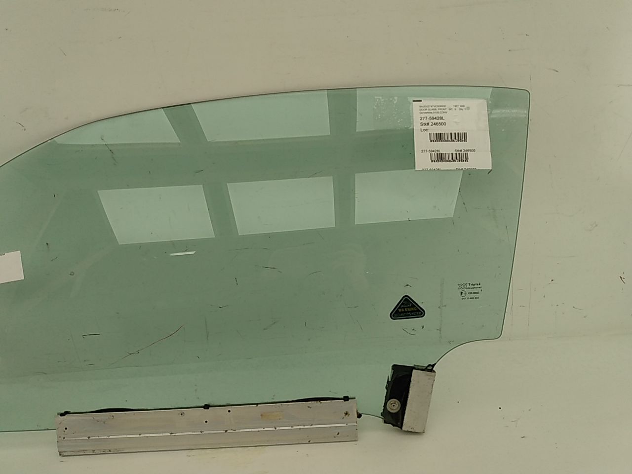 Jaguar XK8 Front Left Door Glass