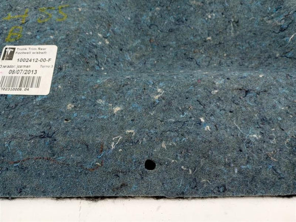 Tesla Model S Rear Footwell Trunk Trim