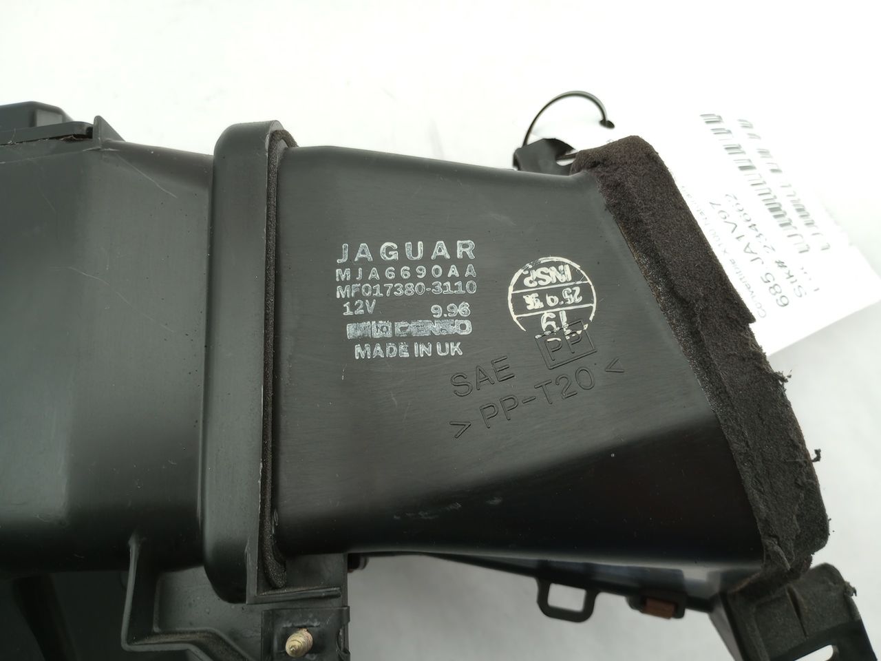 Jaguar XK8 Passenger Right A/C Heater Blower Motor