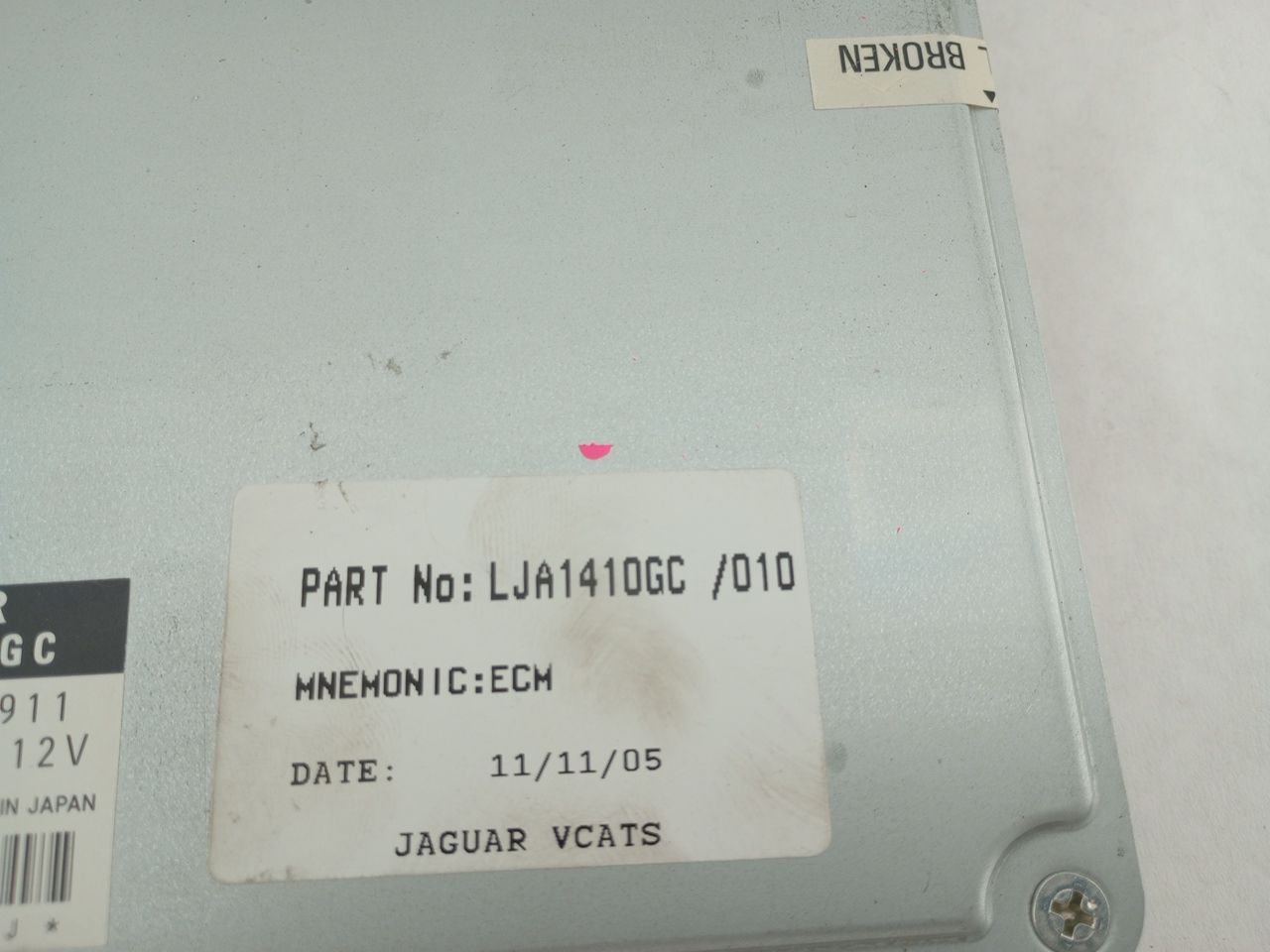 Jaguar XK8 ECU Engine Computer Control Unit