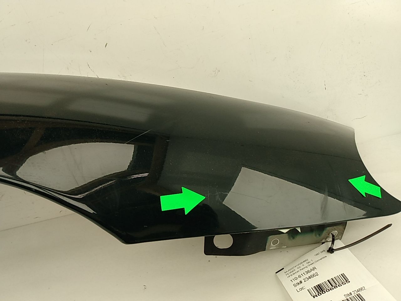 Jaguar XK8 Front Right Fender